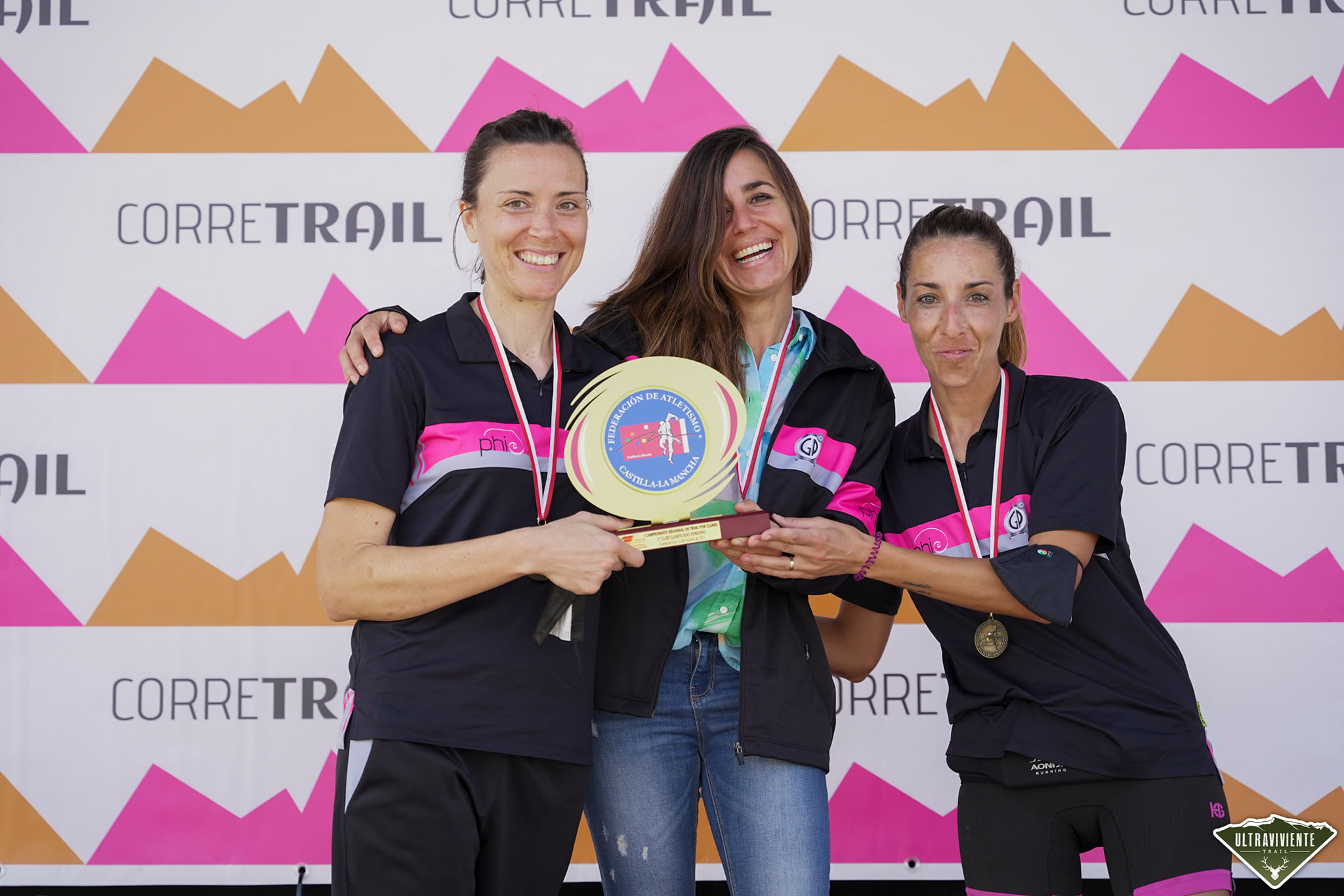 Campeonas de Castilla La Mancha de Trail. 2021.